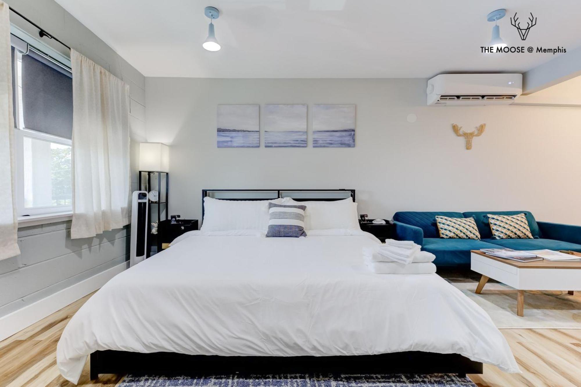 Ferienwohnung The Moose #11 - Luxe Modern Loft With King Bed, Free Parking & Wi-Fi Memphis Exterior foto